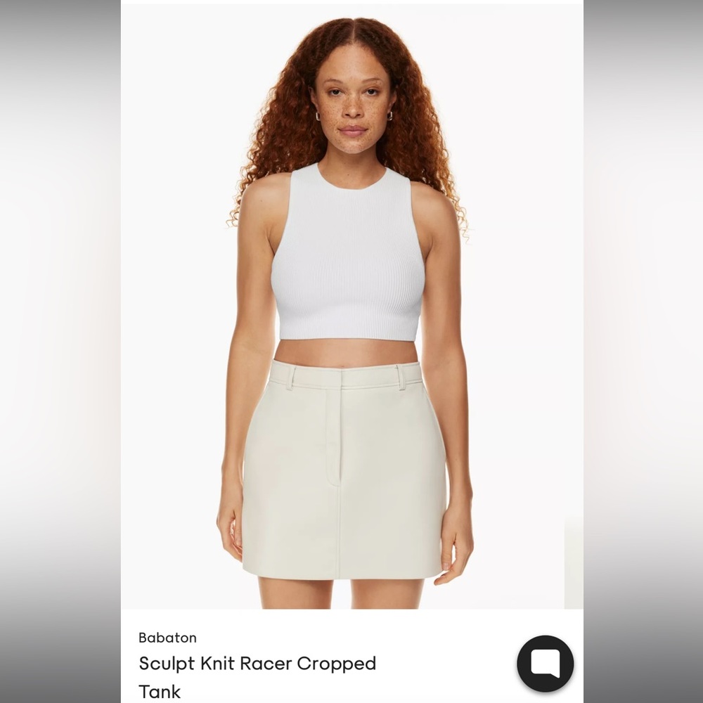 Babaton Sculpt Knit Racer Tank (S)